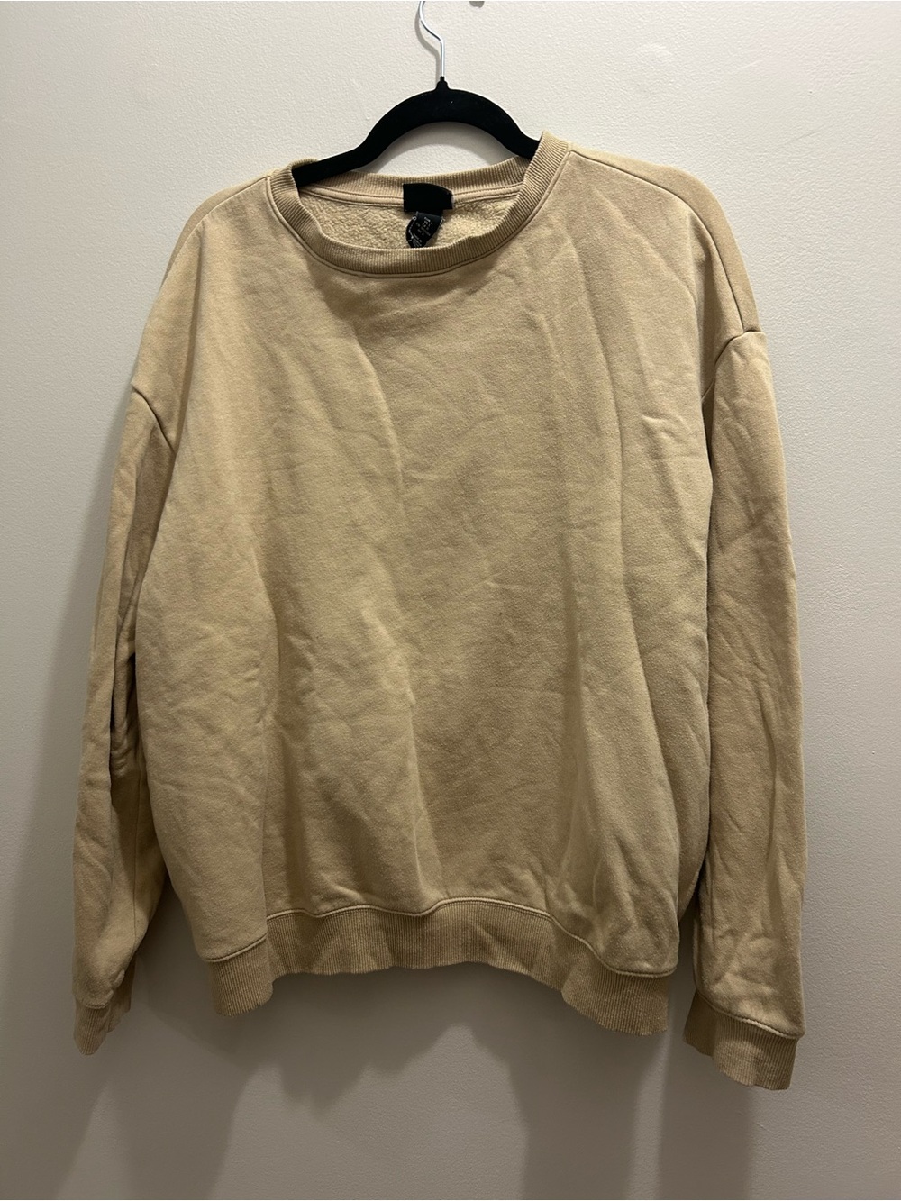 H&M Men's Crewneck Sweater - Beige